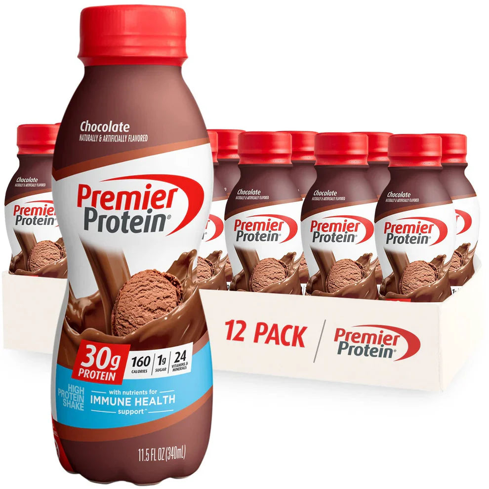 Premier Protein Shake: 30g Protein, 1g Sugar (12 Pack)