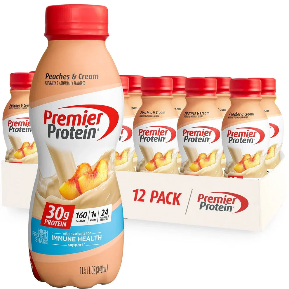Premier Protein Shake: 30g Protein, 1g Sugar (12 Pack)