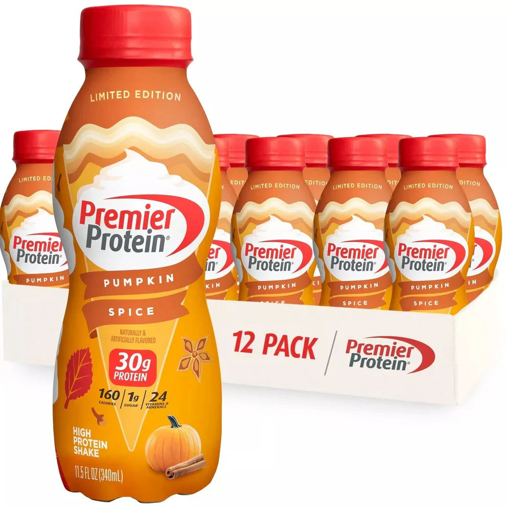 Premier Protein Shake: 30g Protein, 1g Sugar (12 Pack)