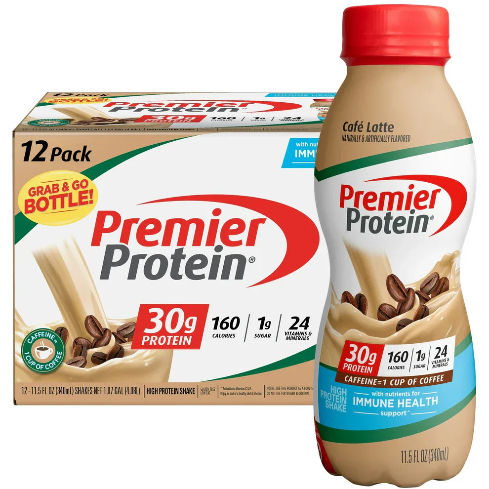 Premier Protein Shake: 30g Protein, 1g Sugar (12 Pack)
