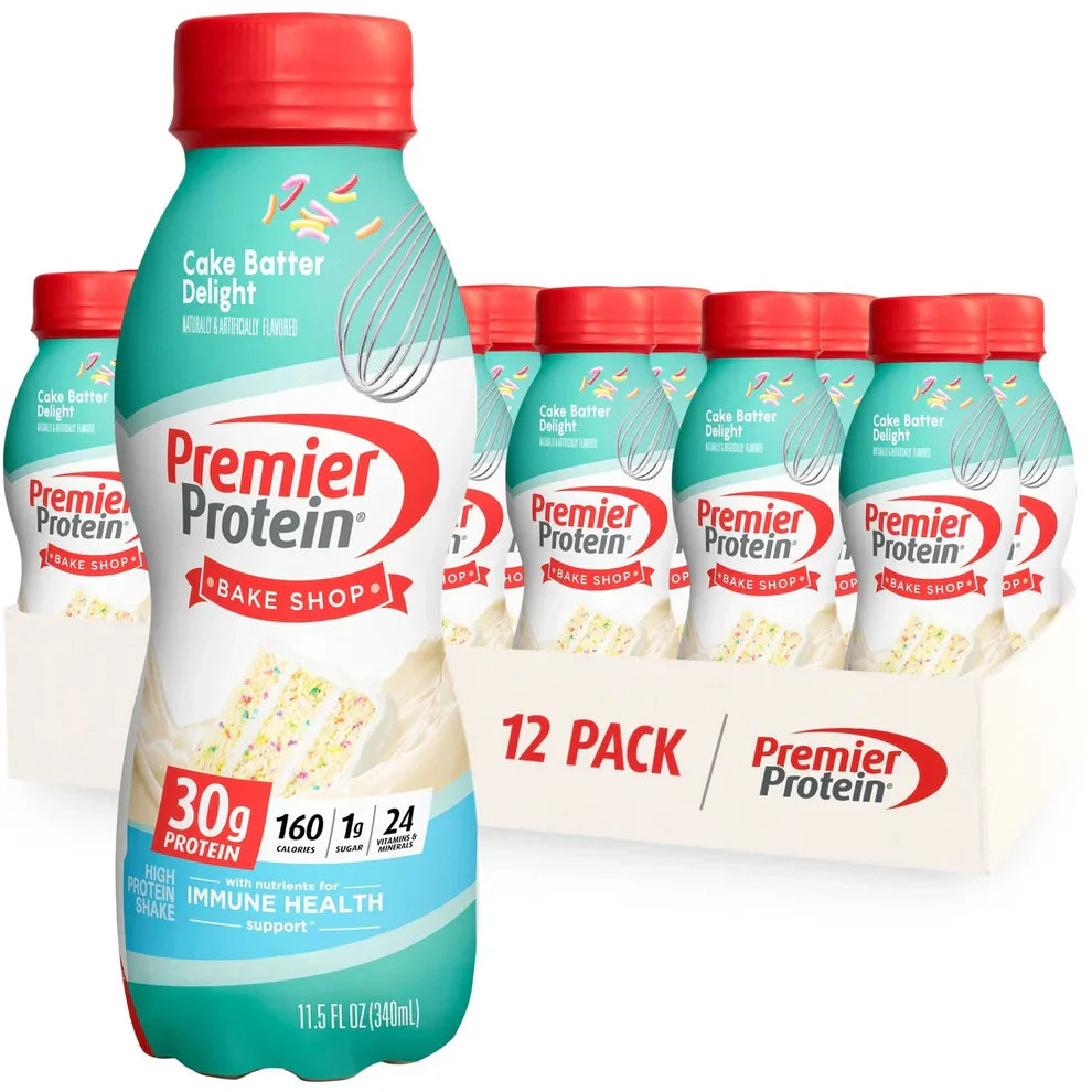 Premier Protein Shake: 30g Protein, 1g Sugar (12 Pack)
