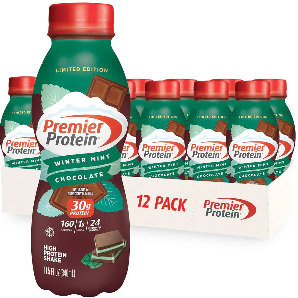 Premier Protein Shake: 30g Protein, 1g Sugar (12 Pack)