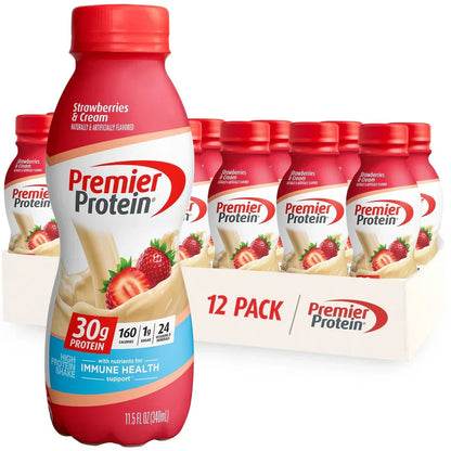 Premier Protein Shake: 30g Protein, 1g Sugar (12 Pack)