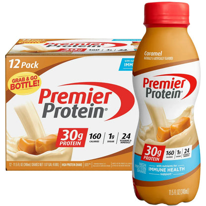Premier Protein Shake: 30g Protein, 1g Sugar (12 Pack)